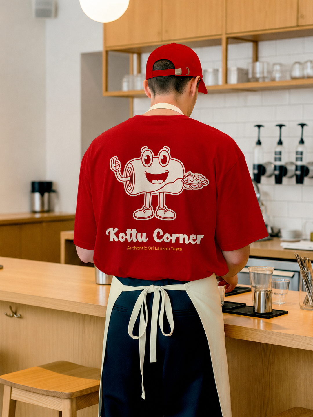 Kottu corner brand identity mockup