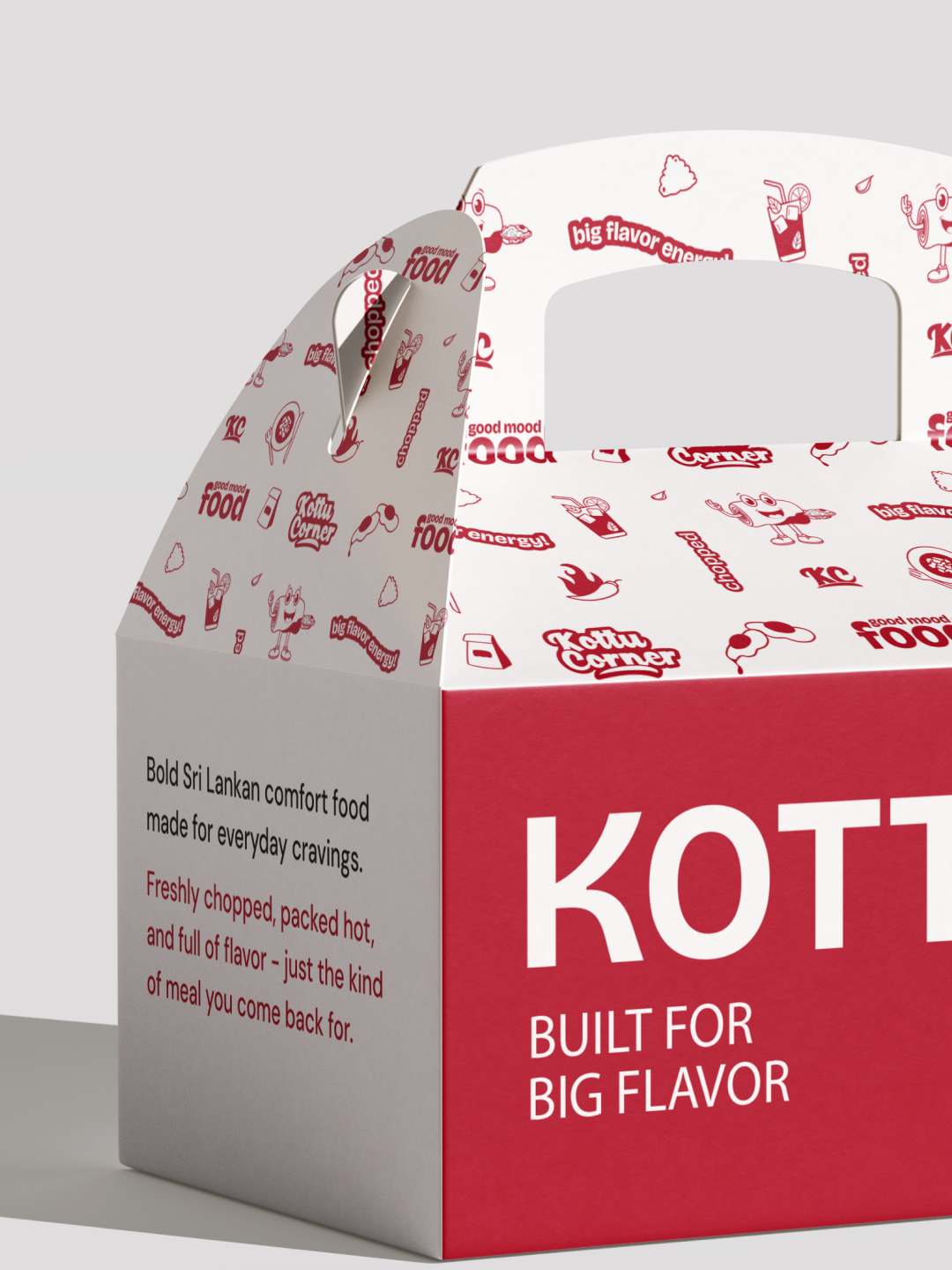 Kottu corner brand identity mockup